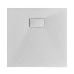 Base de duche antiderrapante para casa de banho SMC branca