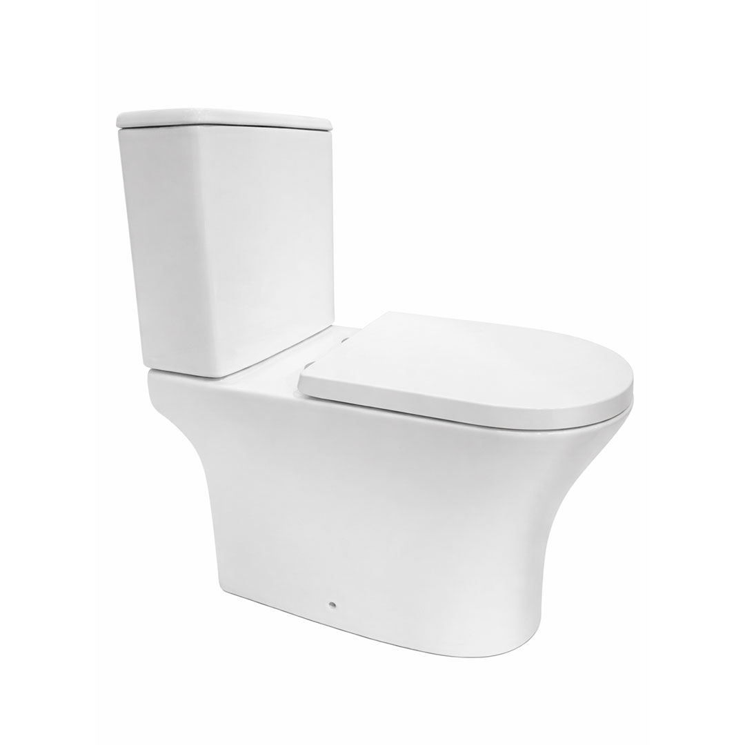 Pack sanita tampo queda amortecida rimless branca LISBOA