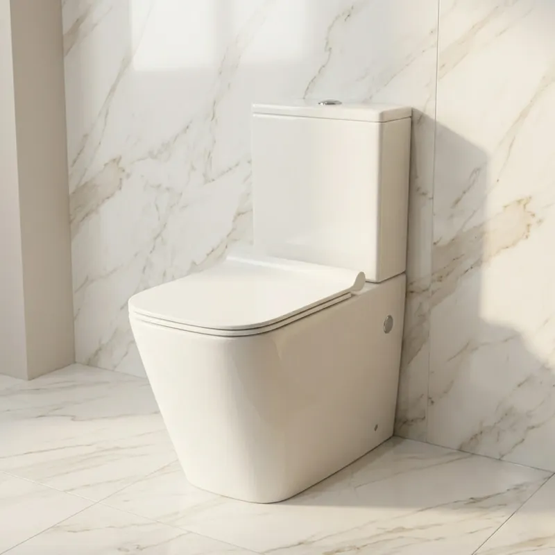 Pack de sanita branca com tampo queda amortecida mais tanque modelo viseu