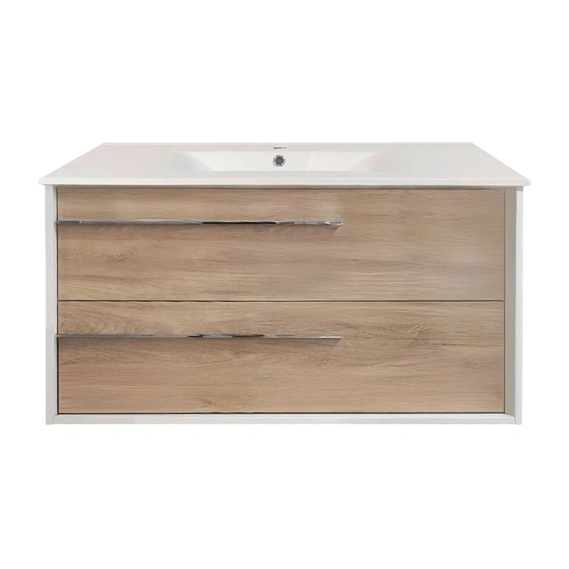 movel suspenso tulipe 80 cm branco denver com lavatorio 1