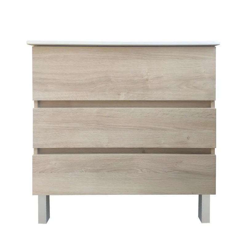 Móvel casa de banho com pes euro2 80 cm chene 1