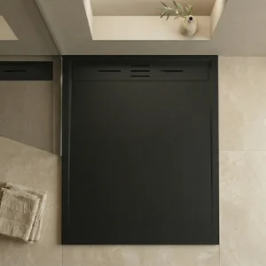 Base de duche para casa de banho modelo creta cor preto.