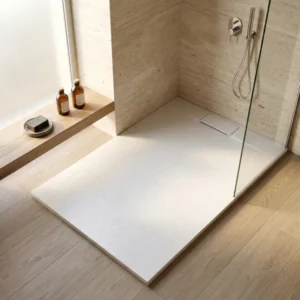 Base de duche para casa de banho modelo braga cor branca.