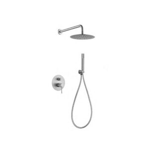 Duche de embutir c/ chuveiro de mão - SÉRIE LINE