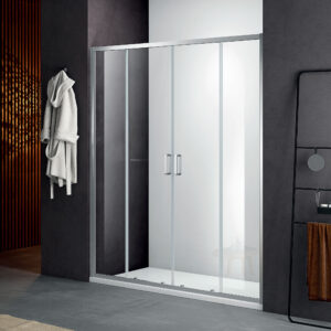 Frontal de duche 2 portas fixas e 2 móveis - NÁPOLES