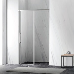 Frontal de duche com 1 porta fixa e 1 porta móvel - RIMINI