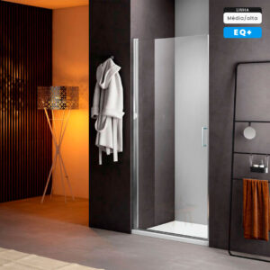 Frontal de duche com porta de abrir - GENOVA
