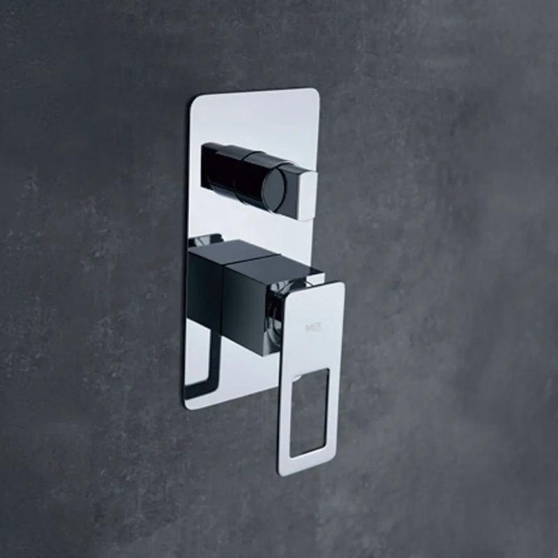 Chuveiro de embutir na parede cromado modelo suecia