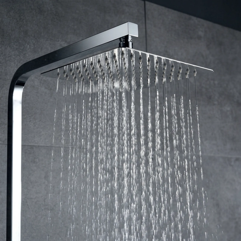 Conjunto de duche para casa de banho modelo suecia cor cromado