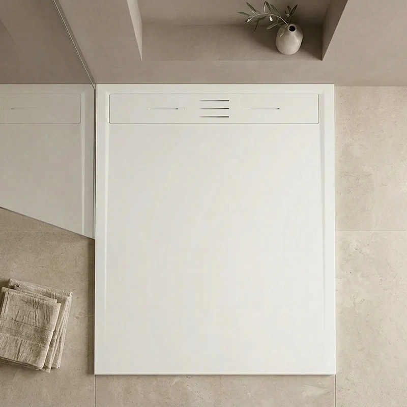 Base de duche para casa de banho modelo creta cor branca.