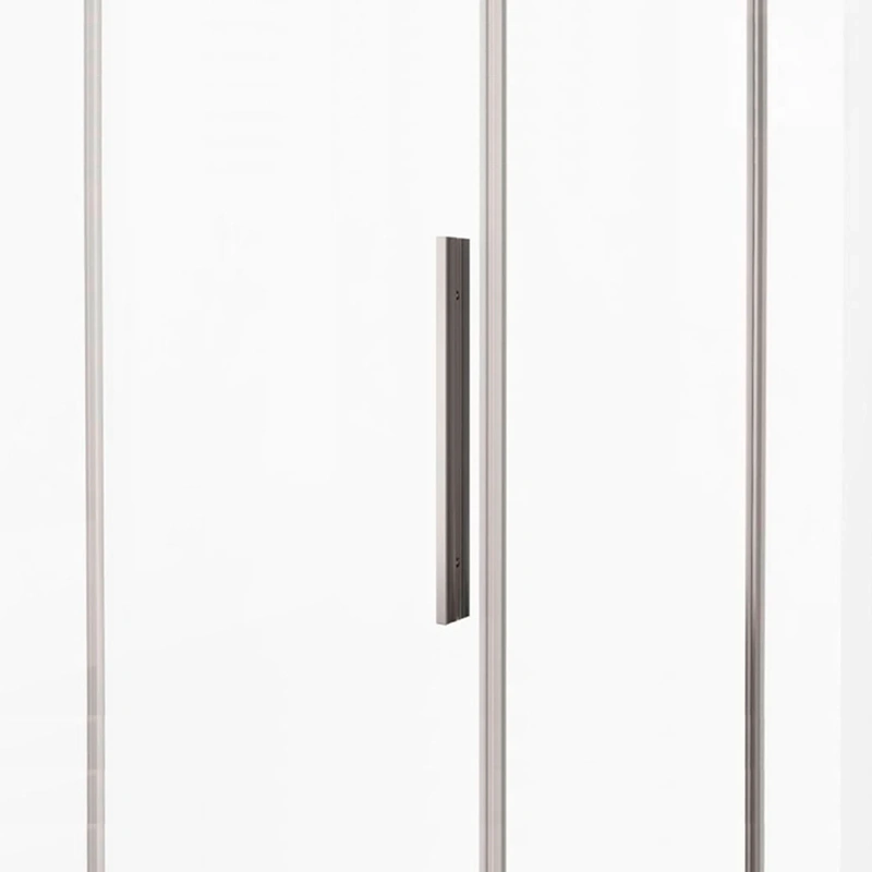 Resguardo frontal de duche cromado 1 porta fixa 1 porta movel modelo siena