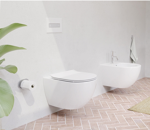 Sanita suspensa + tampo queda amortecida OLI LAKE BRANCO - Image 2