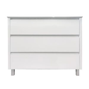 Móvel com pés LONDRES 100cm branco + Lavatório