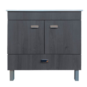 Móvel com pés LISBOA 80cm azabache + Lavatório