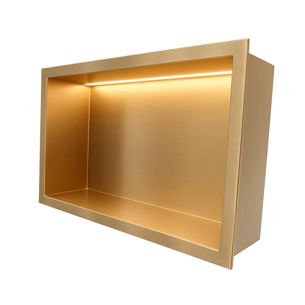 Nicho de duche DOURADO 30cm - COM LED - Image 2