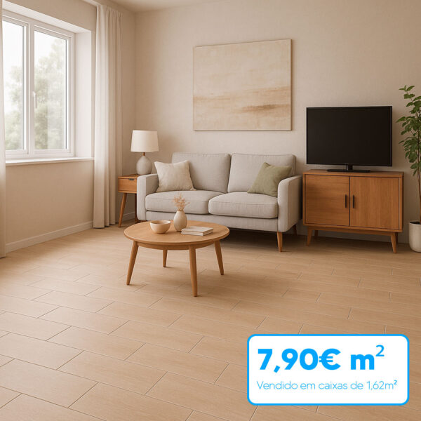 Pavimento cerâmico SIERRA BEIGE 15,3x58,9cm