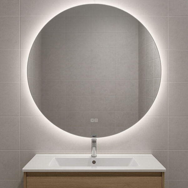 Espelho LED redondo + desembaciador - ROUND
