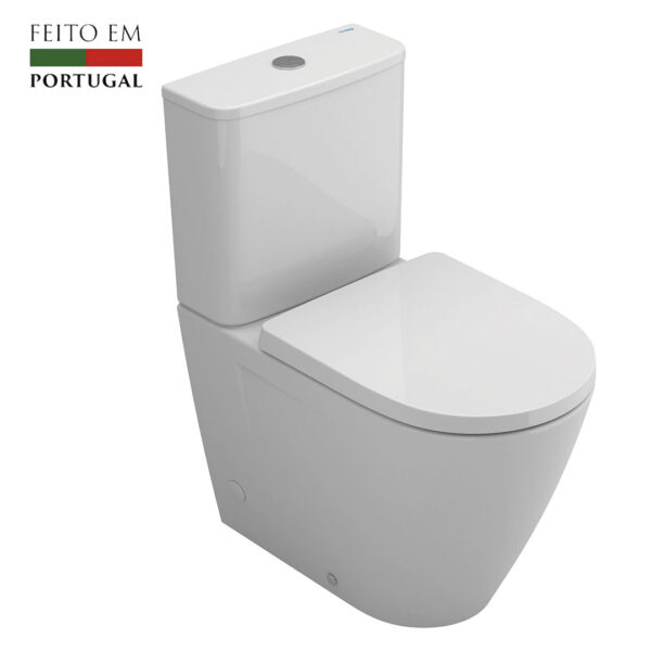 Pack sanita c/ tanque e tampo back to wall - RUBY