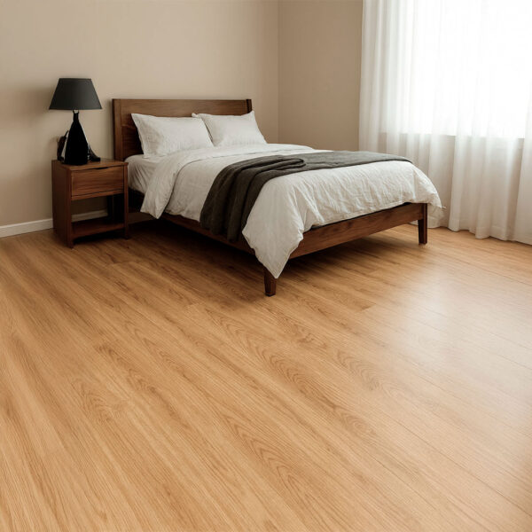 Pavimento vinílico SPC flutuante com isolamento cor CARVALHO NATURAL