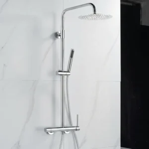 Conjunto de chuveiro para casa de banho modelo nantes cor cromado