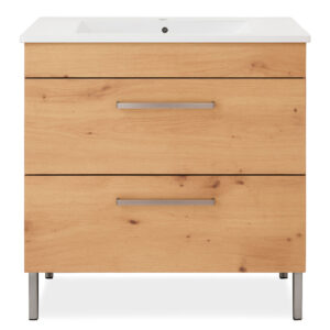 Móvel com pés FITTE 60cm futura + Lavatório