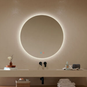 Espelho LED redondo + desembaciador - LISBOA