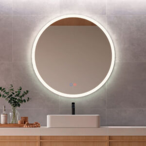 Espelho LED redondo + desembaciador - LONDRES