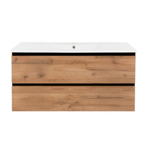 Móvel suspenso NEW MODULAR 100cm cor artisan + Lavatório