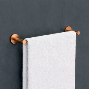 Essential toalheiro 40cm ouro rosa -MEDIMEX