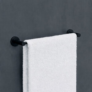 Essential toalheiro 40cm preto mate -MEDIMEX