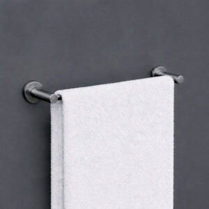 Essential toalheiro 40cm gun metal -MEDIMEX