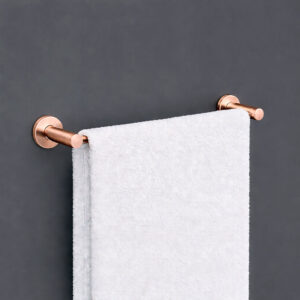 Essential toalheiro 40cm ouro rosa -MEDIMEX