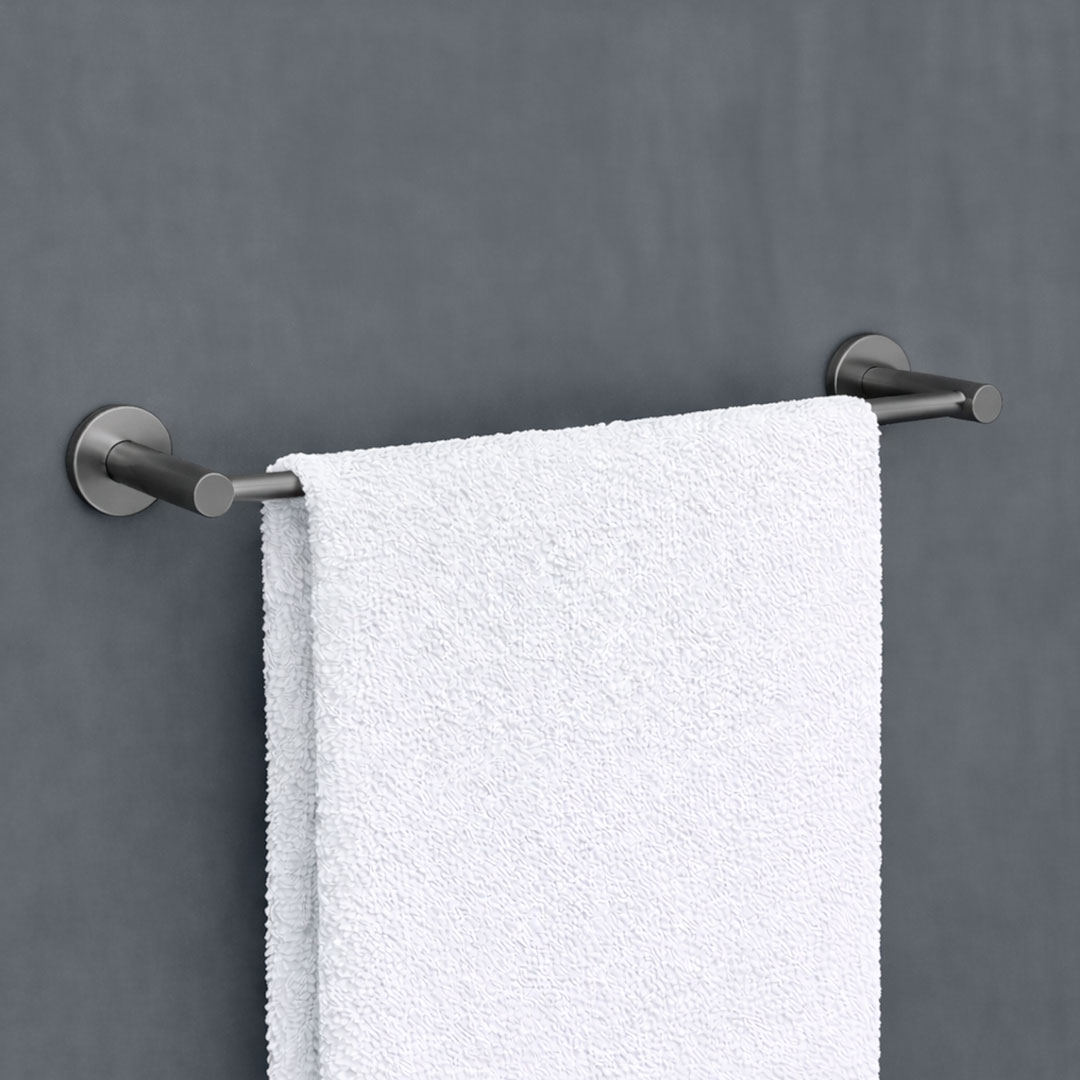 Essential toalheiro 50cm Gun Metal -MEDIMEX