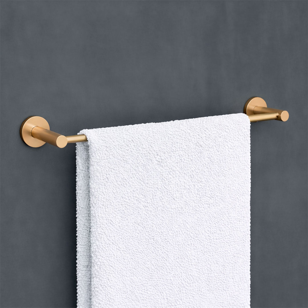 Essential toalheiro 50cm ouro mate -MEDIMEX