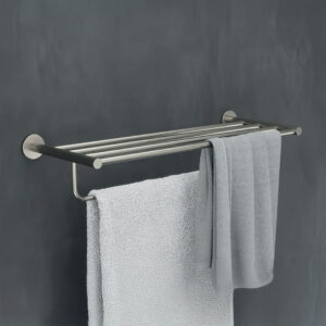 Essential toalheiro múltiplo inox escovado-MEDIMEX