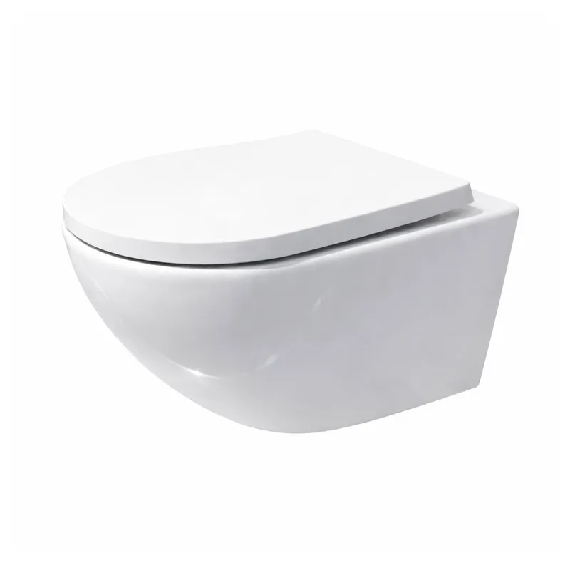 Sanita suspensa para casa de banho branca com tampo soft close modelo italia