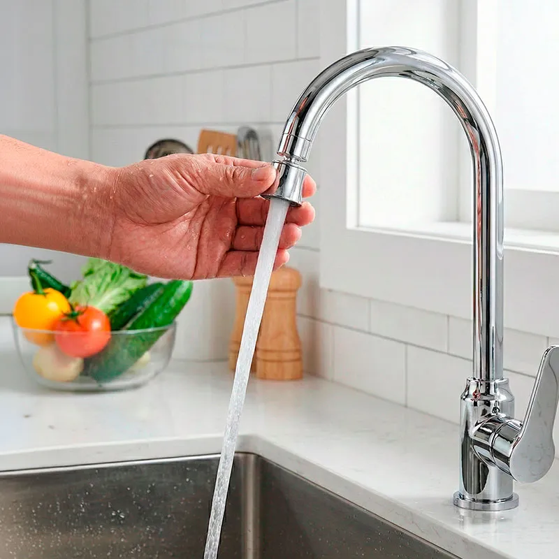 Torneira de cozinha para bancada modelo zap cor cromado