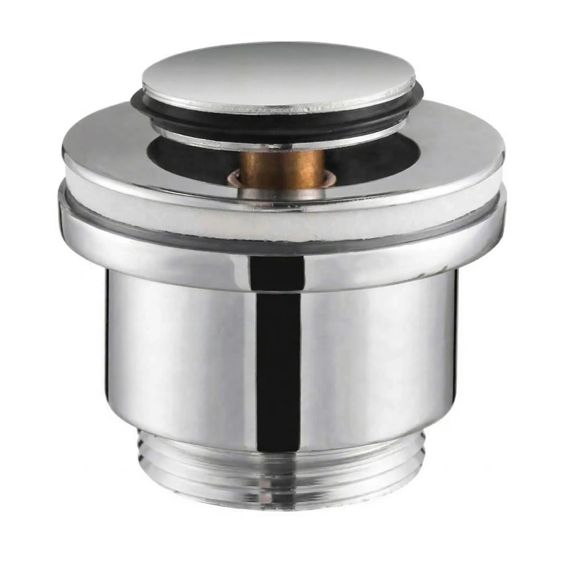 Valvula clic-clac para lavatório na cor cromada