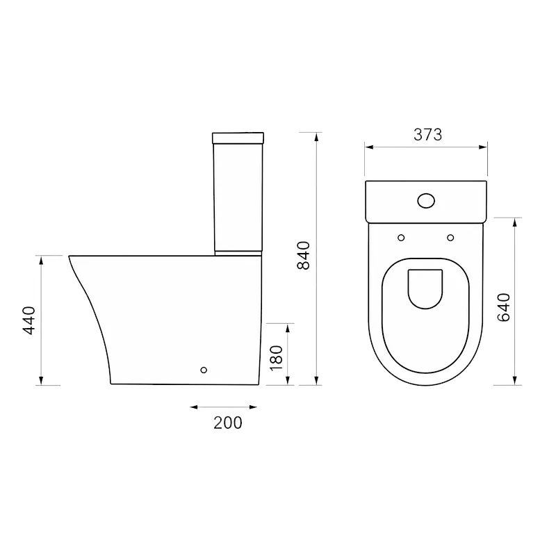Pack de sanita com tanque e tampo encostada a parede cor branca modelo Carnation